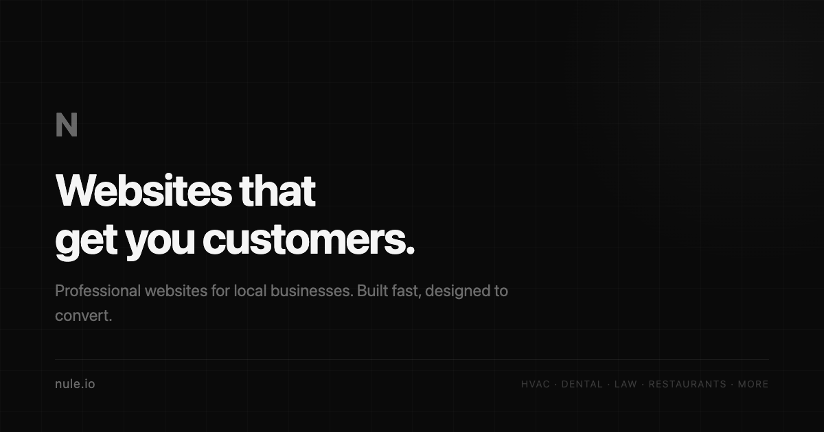 Nule Nule & Co. — Websites That Get You Customers